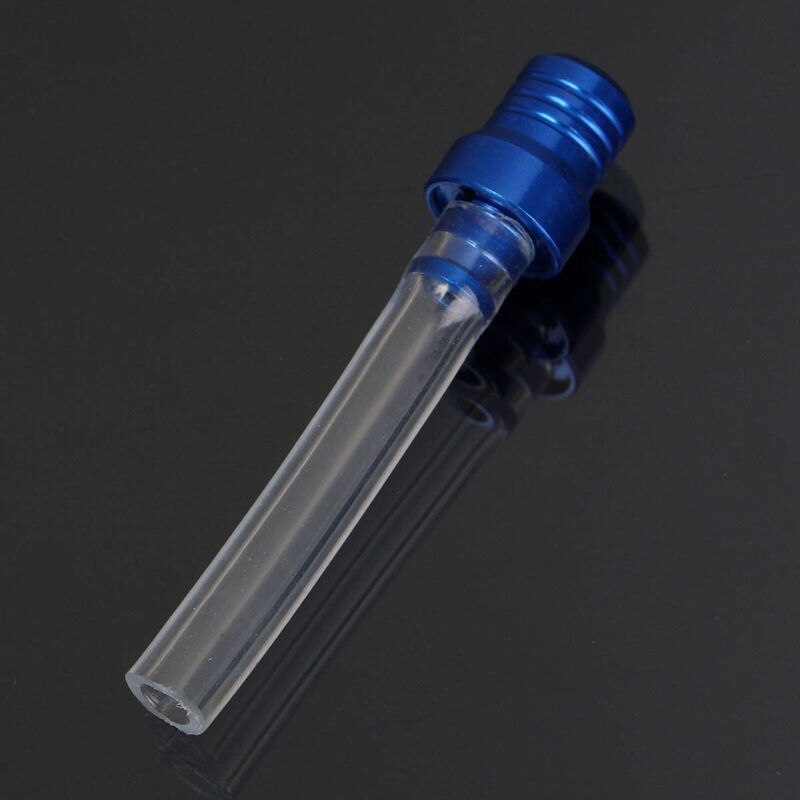 Motorcykel gas tanklock ventil avluftningsslang slang för atv grop smuts cykel tank cykel bränsle bensin tank lock avluftningsrör slang: Blå