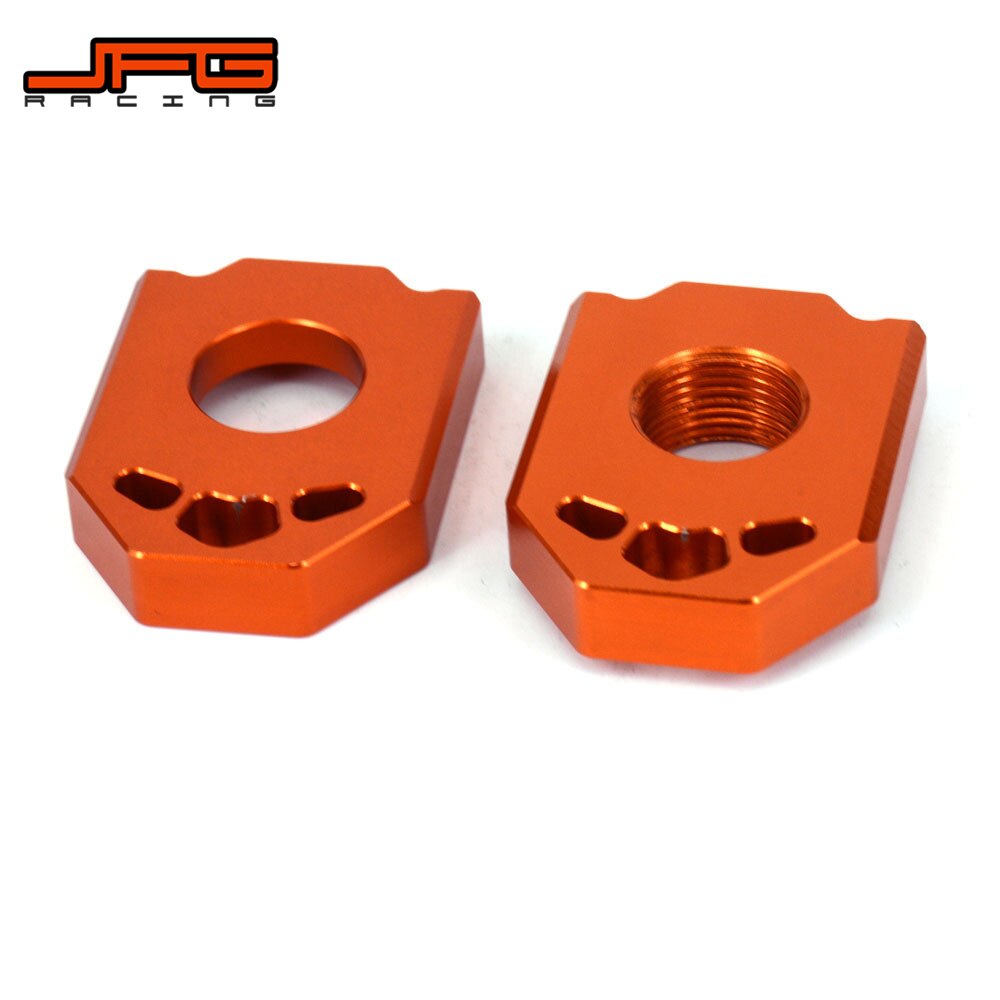 Moottoripyörän cnc -takaketjun säätöakselin lohkot malleille ktm sx sxf xc xcf exc excf xcw xcfw 85 125 150 200 250 300 350 450 525 530
