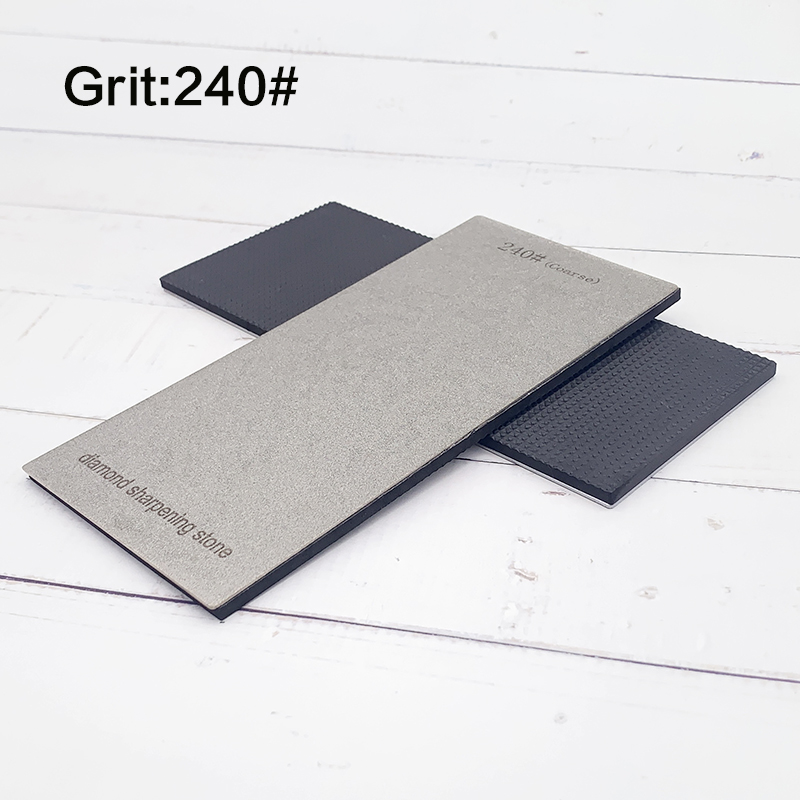 diamond stone sharpening sheet Diamond sahrpening stone kitchen knife sharpener Apex edge EVA base Non-slip sharpener: 240 Grit