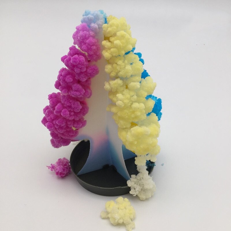 Arbre de noël magique floraison cristal arbre magique Mini décorations d'arbre de noël enfants jouet de noël