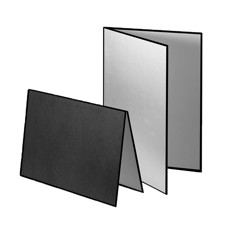 1PCS Stationary Objects and Portraits A3/A4 Camera Photography Accessory Collapsible Cardboard White Black Silver Refl