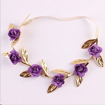 Neue Kleinkind Kleinkind freundlicher Mädchen Rose Blume Kopf headwear Haar Zubehör