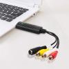 1 Channel USB 2.0 Video Capture Card VCR VHS to Digital NTSC PAL Audio Adapter Video Tuner Box Grabber Compatible