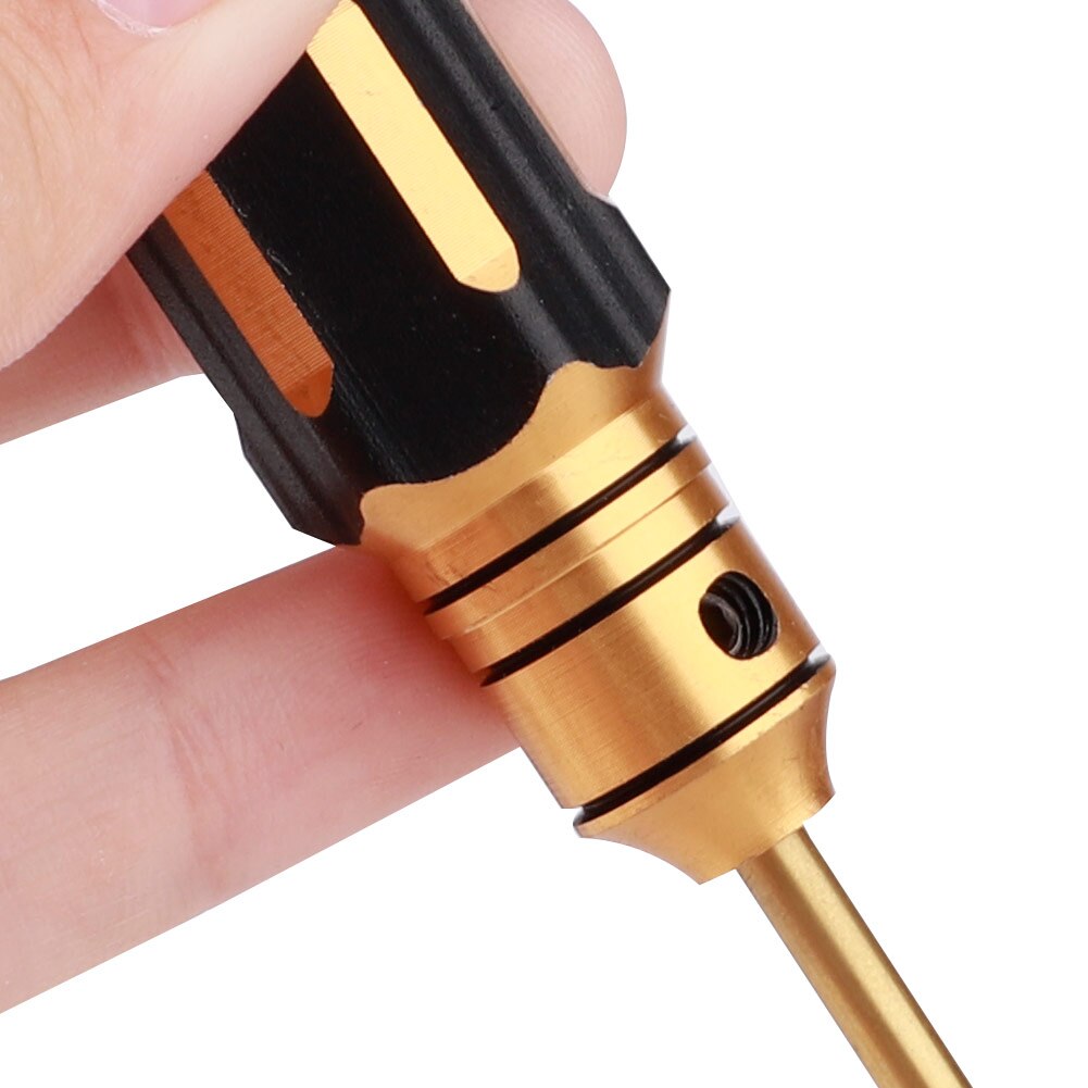1.5mm 2.0mm 2.5mm 3.0mm Phillips Screwdriver Cross Screw Driver Non-slip Titanium Plating Process Repairing Tool for RC Aircraft