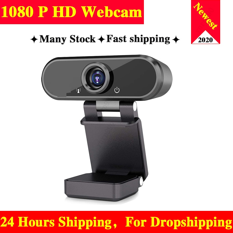Hd 1080P Webcam Mini Computer Pc Webcamera Met Microfoon Draaibare Camera 'S Voor Live-uitzending Video Bellen Conferentie Werk