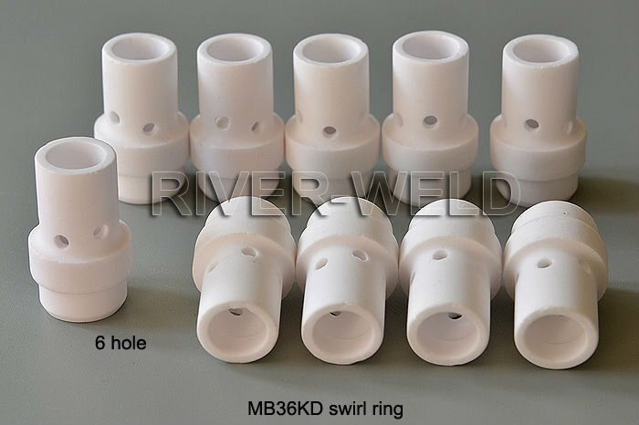 Binzel MB36 Gas Diffusor passen 36KD MIG/mag Schweißen Fackel Verbrauchs 10PK