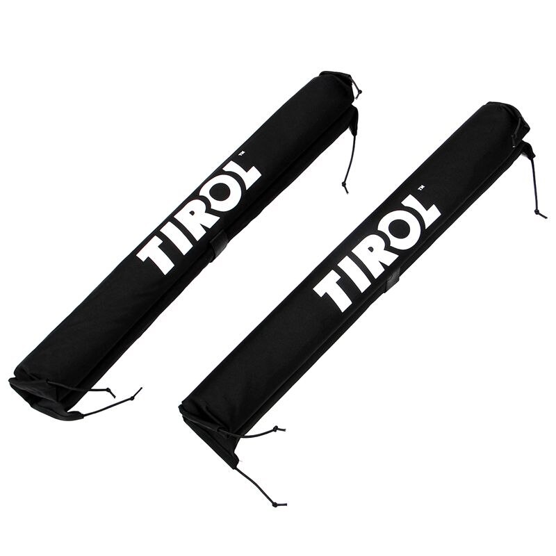 TIROL 1 pair Roof Rack Pads Soft Roof for Rack Luggage Rack Outdoor Luggage Case Black Universal: Default Title