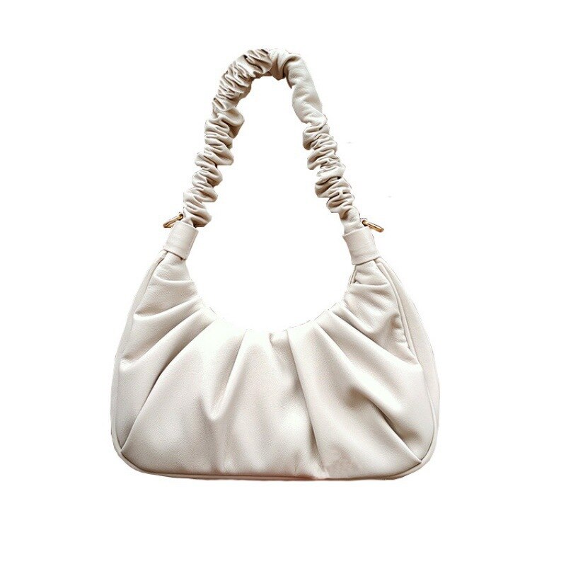 Famous Brand Famous PU Leather Women's Shoulder Bag Retro Simple Handbag Small Hobos Crossbody Bag