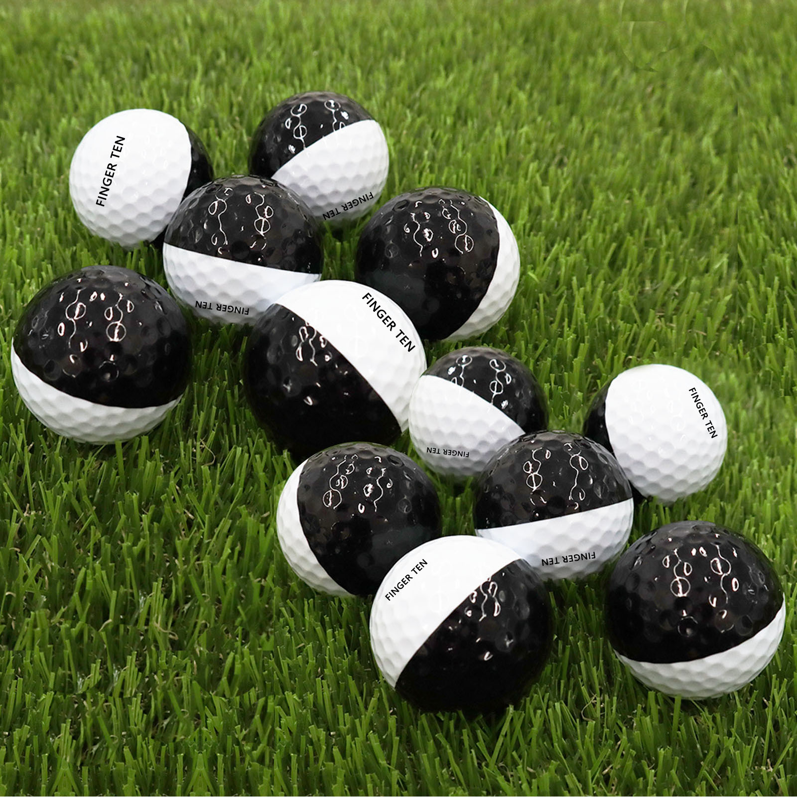 Bolas de Golf profesionales, pelota de práctica para interior y exterior, accesorios de entrenamiento deportivo, juego de competición, , 6 piezas: 12Pcs