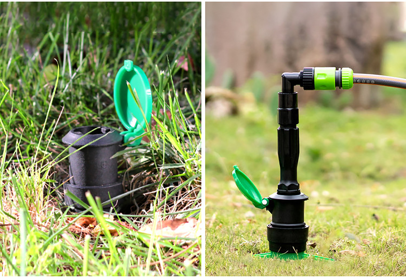 3/4 "1" Buitendraad Snelle Waterinlaatklep Snelkoppelklep Tuin Gazon Irrigatie Auto Wassen Plastic Brandkraan Apparatuur