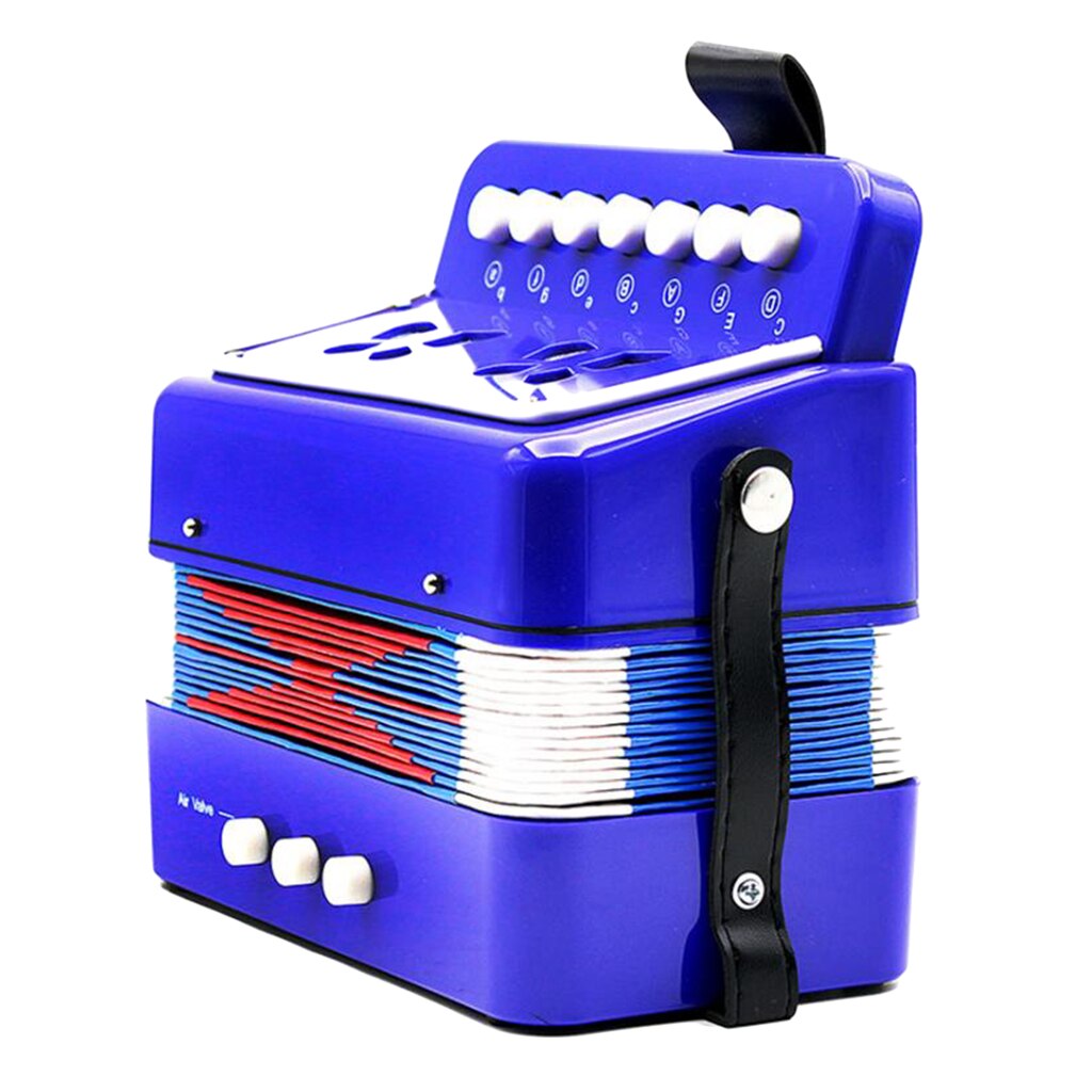 Kids Accordion Music Collection Accordion Premium Educational Music Toy Blue