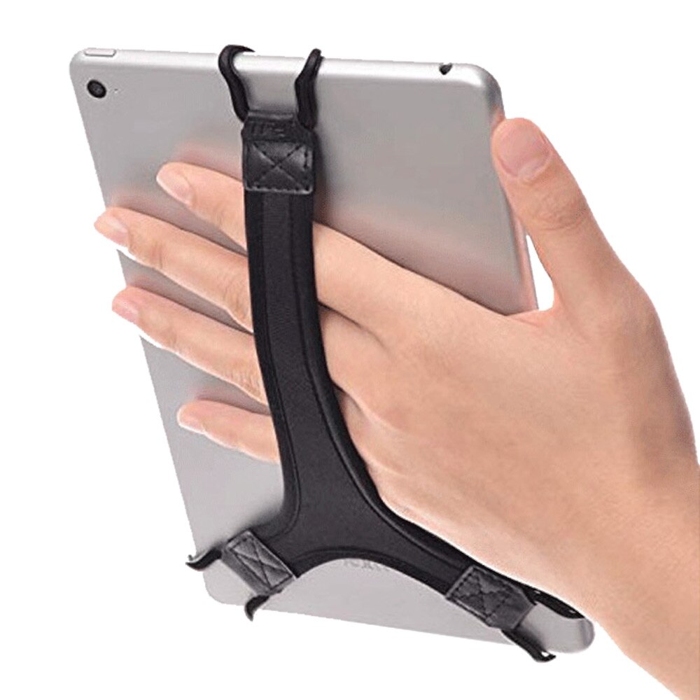 Portable Ipad Tablet Holder One-hand Operation Strap Bracket Triangle Fixed Flat Strap For Ipad Mobil phone