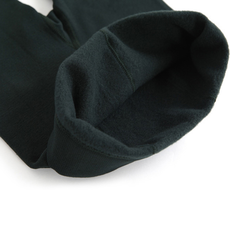 Autumn Winter Thicken Leggings Solid Slim Skinny Ankle-Length Warm Elastic Slim Pants Black Nude One Size