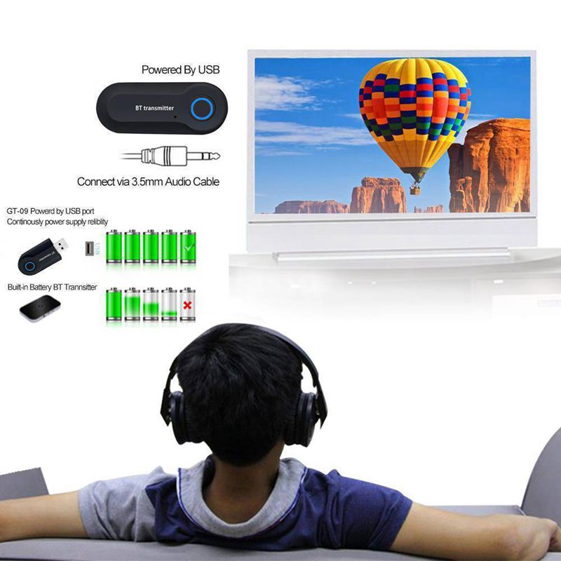 Wireless Bluetooth Transmitter TV Phone Stereo o Music Adapter