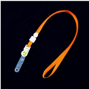 Badge easy-mount buckle retractable chain testificate case lanyard door guard work permit hanging buckle ID Holders/card: Purple