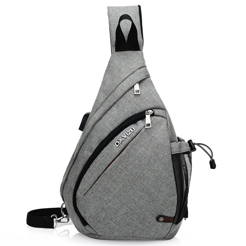 Casual heren single-shoulder pakket voor reizen buitenshuis multifunctionele essentiële borsttas crossbody tas
