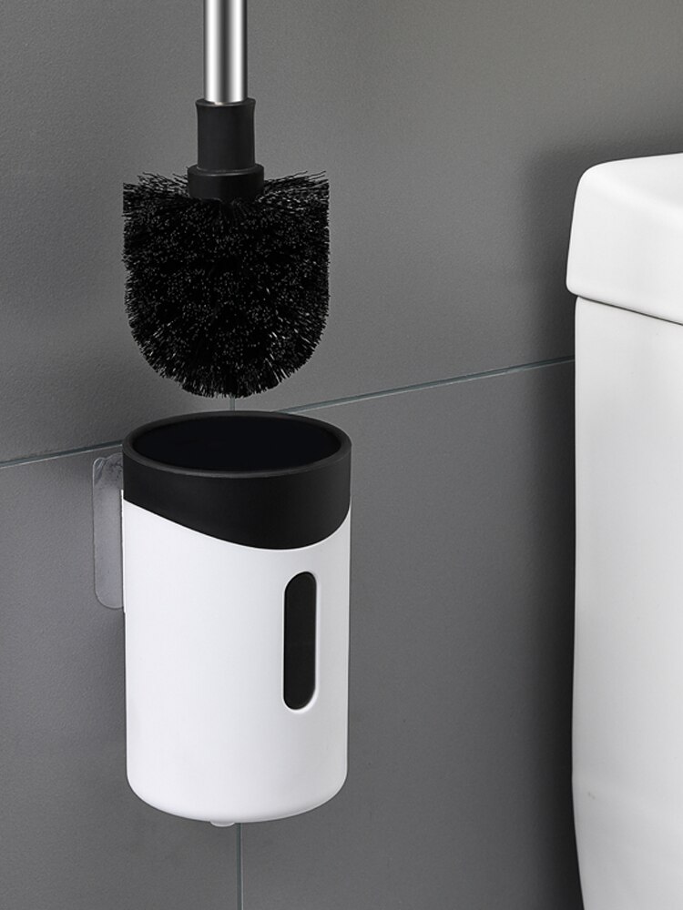 3 Kleur Wc Borstel Set Badkamer Borstel Houder Opknoping Op De Muur Met Lange Handvat Badkamer Opknoping Borstel WY606