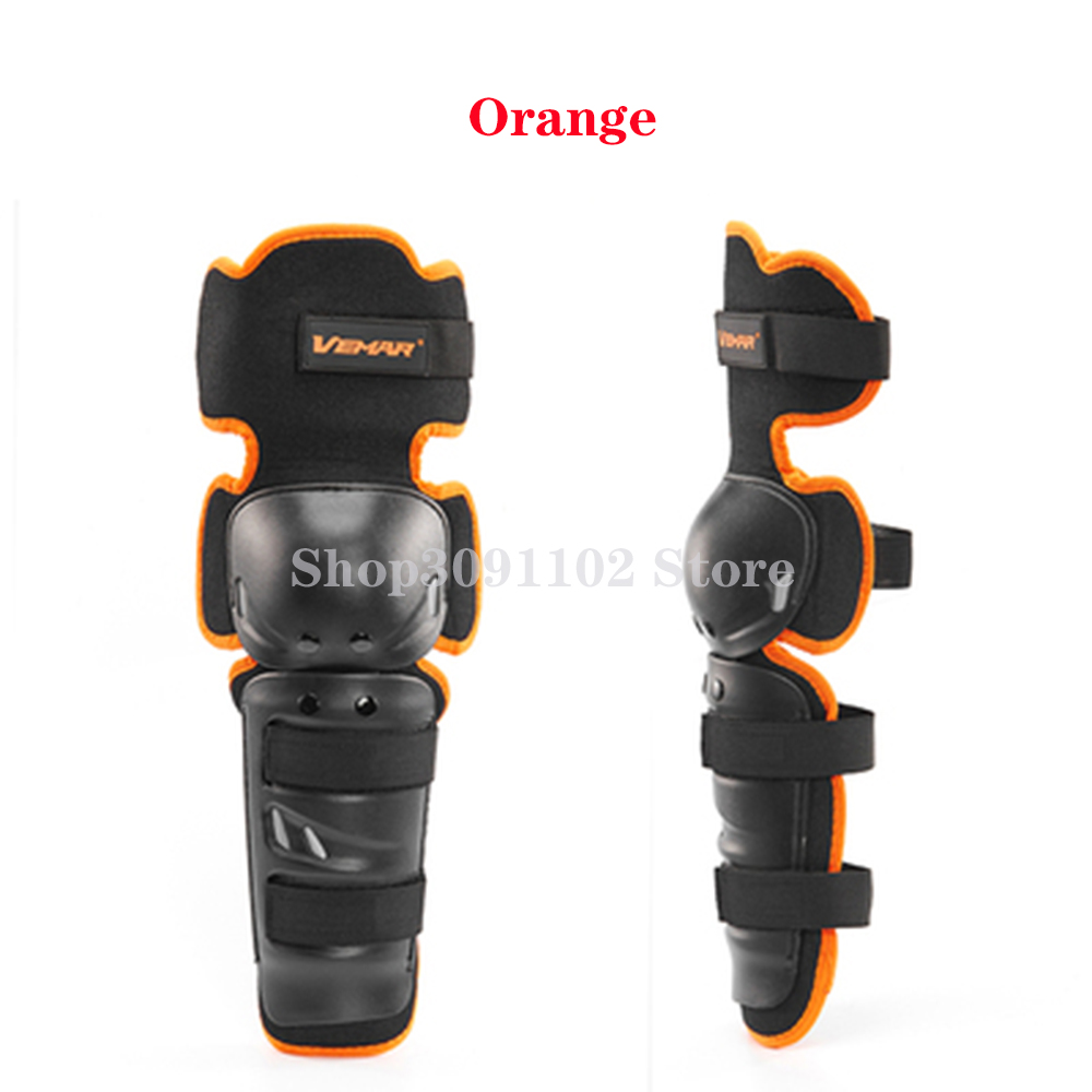 Motocykl ochraniacze na kolana bezpieczeństwa ochrona Moto sprzęt motocross 8 kolorów skuter na nogi jazda konna kolana ciepłe podkładki dla człowieka: 109A-pomarańczowy