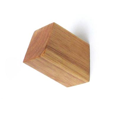 wood coat hooks decorative wall hook minimalist modern bedroom hallway wall mount decorative wall hanging hooks: 02   L