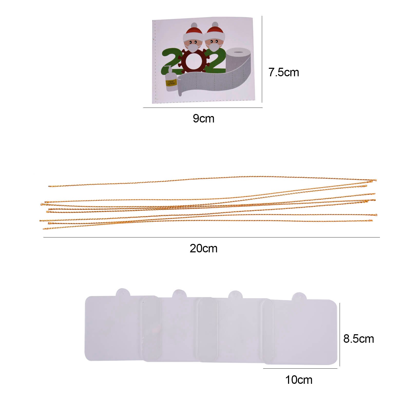 Memorabele Kerstversiering Hanger Diy Productie Schrijven Zegeningen Uitstekend Materiaal Voor Kerstboom