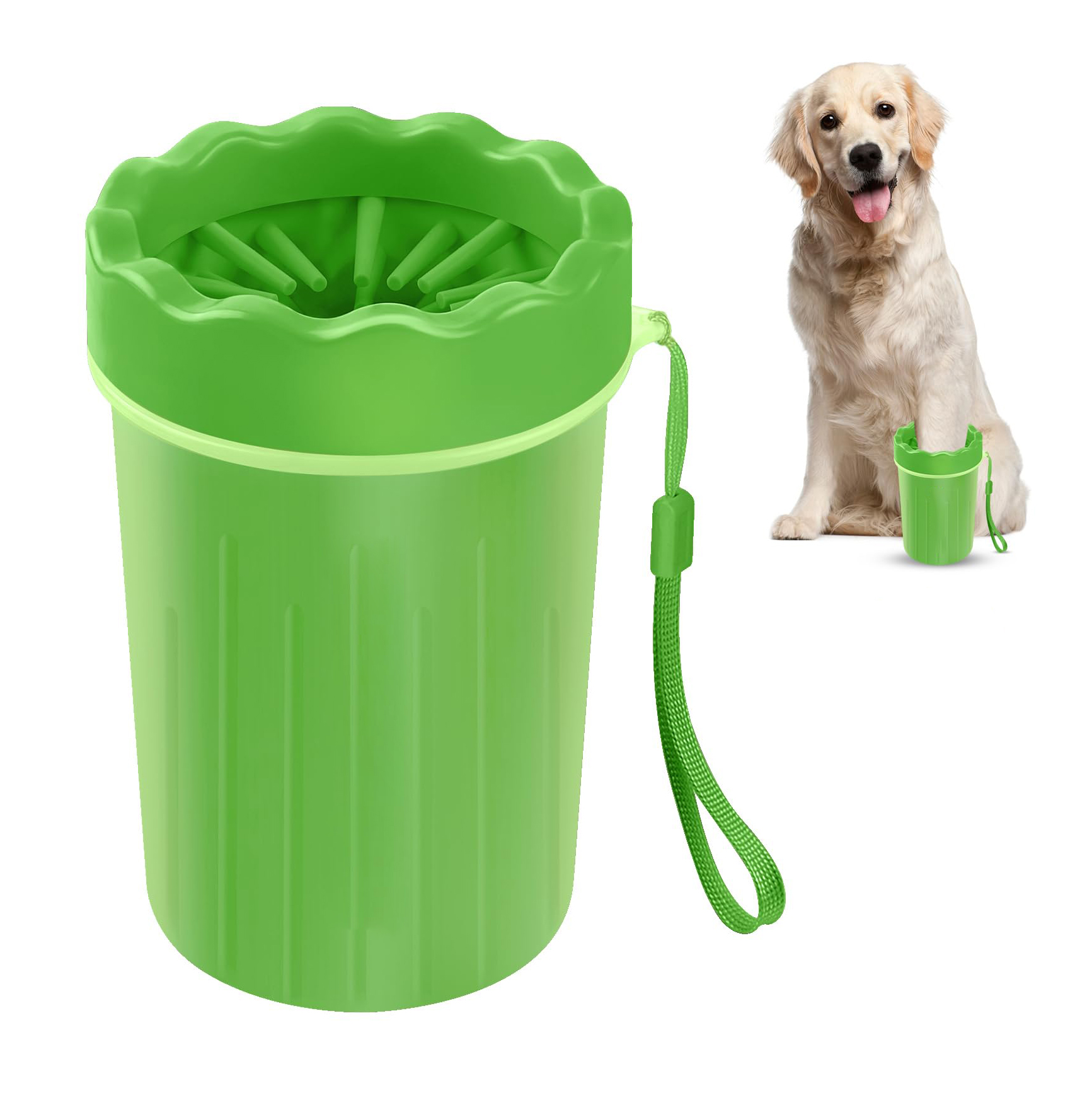 Dog Paw Cleaner Washer Buddy Muddy Pet Foot Cleaner voor honden en katten: 6XL / Donkerbruin