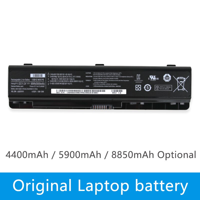 Original Laptop Battery for Samsung P200 P210 P230 P400 200B 400B 600B NP200B AA-PBAN6AB AA-PLAN6AB AA-PLAN9AB 48Wh 66Wh 100Wh