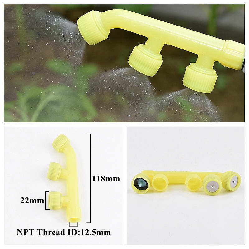 2 Stuks Landbouw Verstelbare Sproeimodus Verstuifspuit Mondstuk Tuin Gazon Irrigatie Handdruk Pesticide Spuitmond Spuitmond: Paars