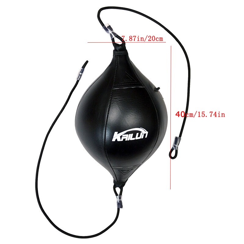 PU Leather Boxing Punching Bag Pear Boxing Bag Inflatable Boxing Speed Bag Double End Training Reflex Speed Balls