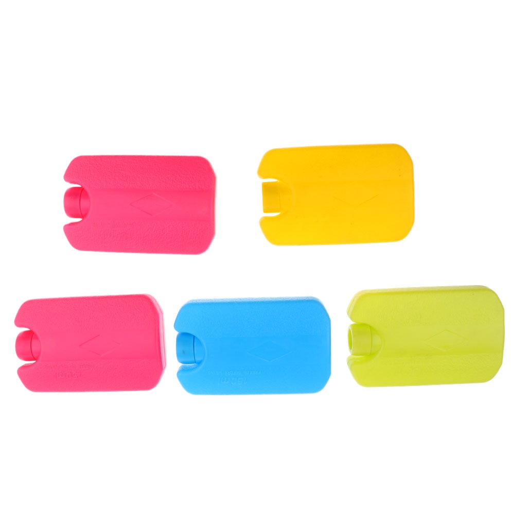 5 Pieces Ice Blocks Freezer Cool Pack Cooler Box for Camping Lunch For Traveling Camping Picnic