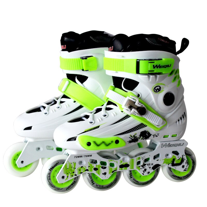 Rolschaatsen Volwassen Rolschaatsen Inline Rolschaatsen Volwassen Mannen En Vrouwen Professionele Platte Schaatsen Skate Schoenen: WHITE / 35