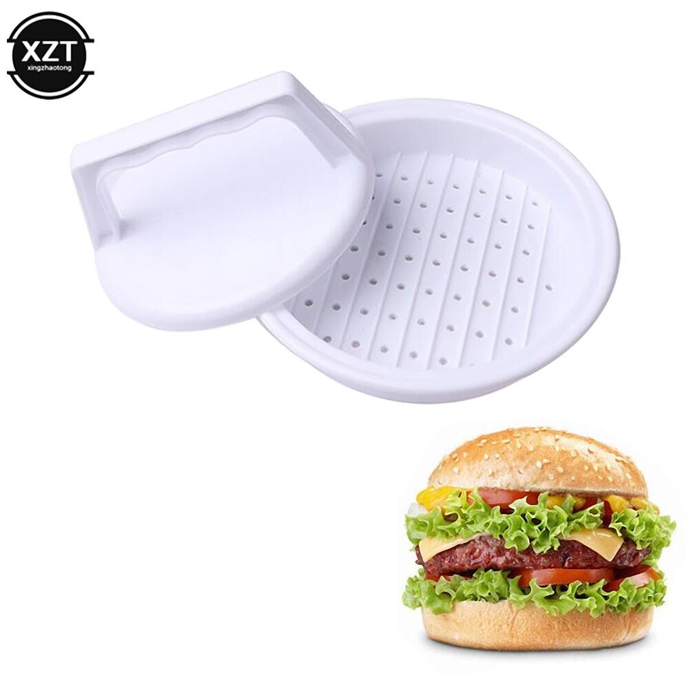 Pure Grill 3-in-1 Burger Press - Patty Maker With 100 Wax Papers For BBQ Grilling Stuffed Hamburgers, Beef Patties, And Sliders