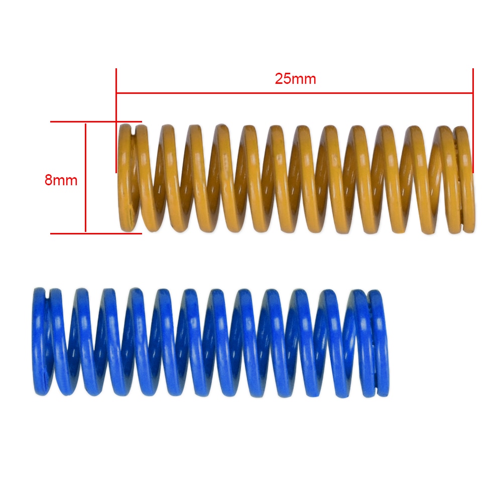 Acessórios para impressora 3d, ferramenta de nivelamento automático para impressora 3d, kit com mola atualizado para cama aquecida mk3 CR-10 ender 3s impressora 3d,