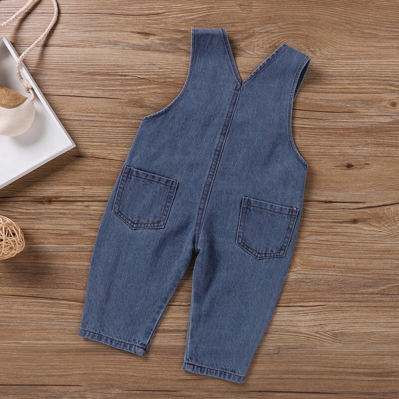 Kinderkleding kinderjeans baby rompers lente jongens meisjes overalls bebe jumpsuit broek peuterbroeken kinderkleding 5
