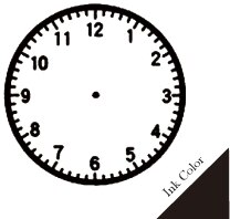 Klok Stempel Leren Tijd Vroeg Onderwijs Leermiddelen Voor Kinderen Leren Op Horloge Meerdere Stijl Seal Voor Basisschool: BLACK INK-PATTERN C
