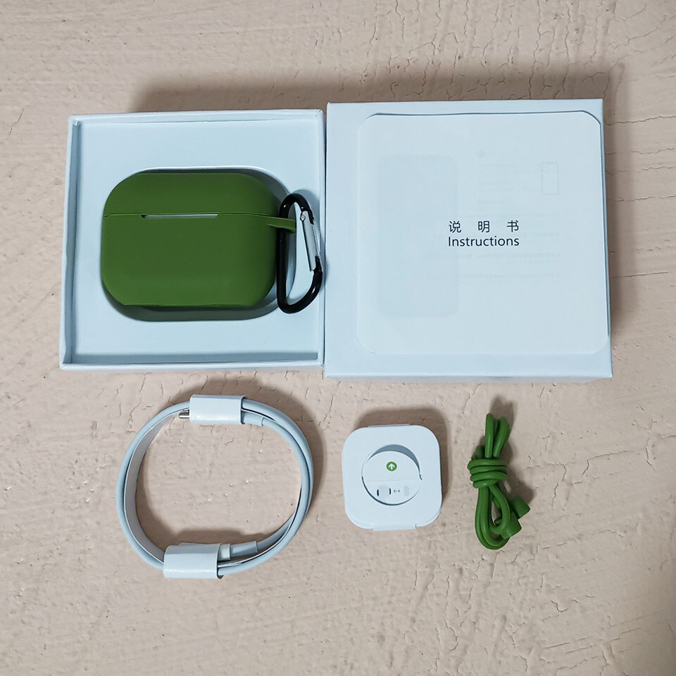 I990000 Plus TWS Wirelesss Bluetooth Kopfhörer 1:1 ANC Noise cancelling & Transparenz Ohrhörer Super Bass PK i9000 i900000 MAX: White Greencase
