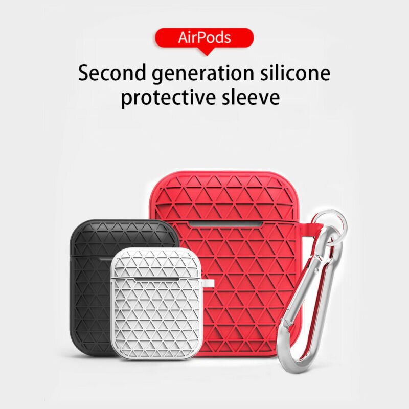 AirPods Accessoires Case Beschermende Siliconen Cover Huid Riem Voor Apple Air Pod Bijpassende Haak