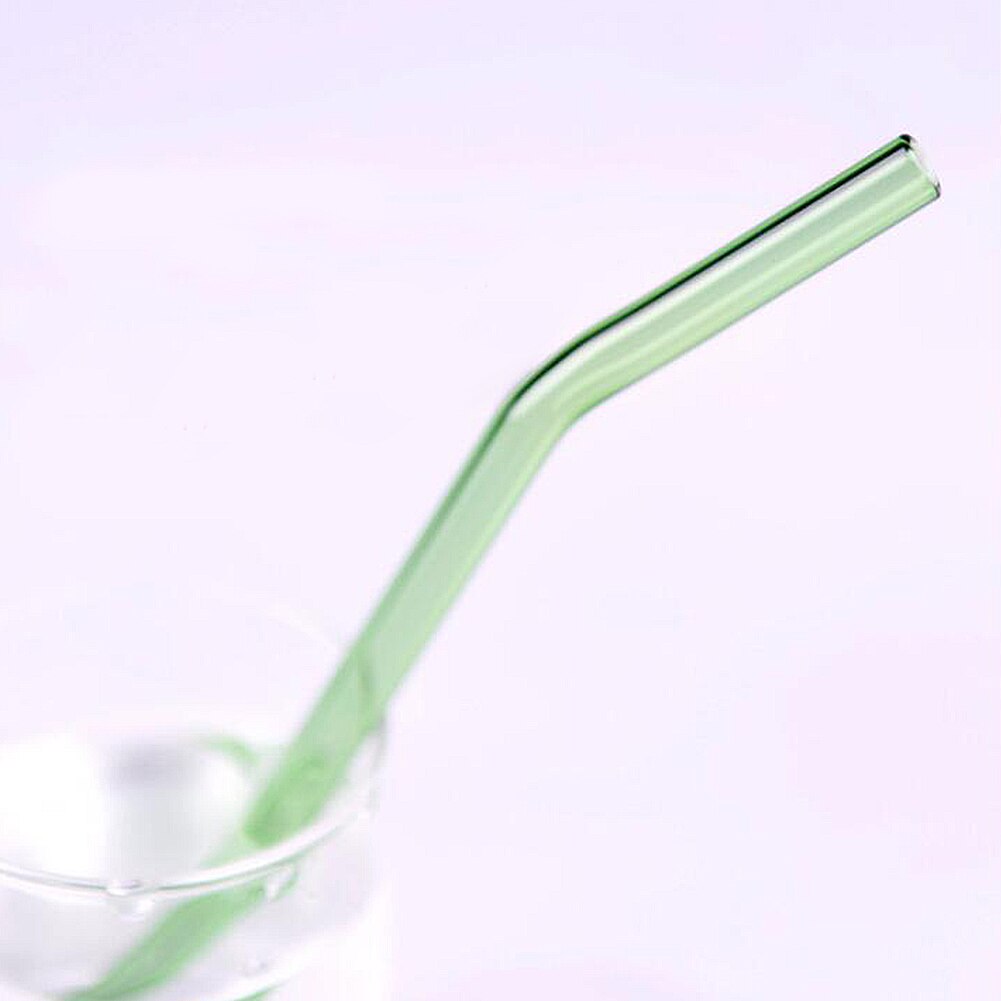 Rietje Glas Yerba Mate Stro Kalebas Bombilla Filter Herbruikbare Metalen Pro Thee Gereedschappen Bar Accessoires Gebruiksvoorwerpen: green