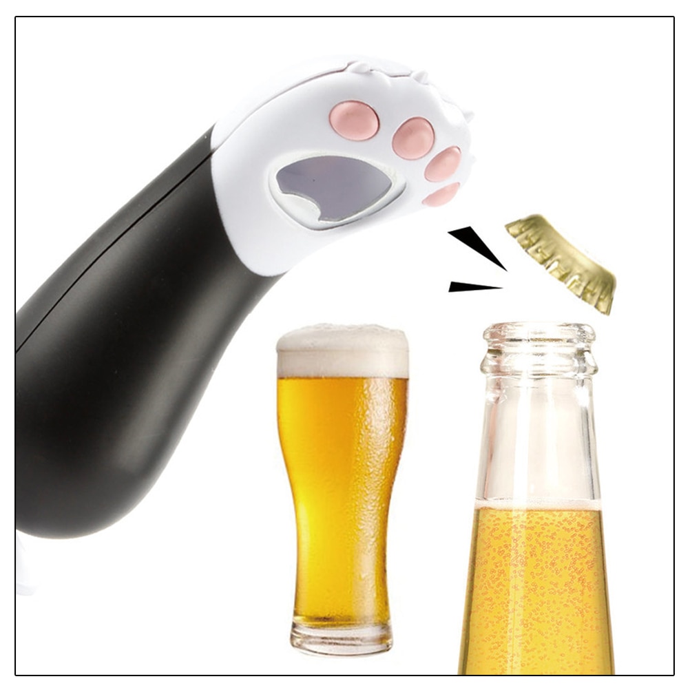 Draagbare Creatieve Kat Poot Vormige Flesopener Glas Bier Flesopener Keuken Gadget Gereedschap Beer Bar Tool Klauw Voor Keuken