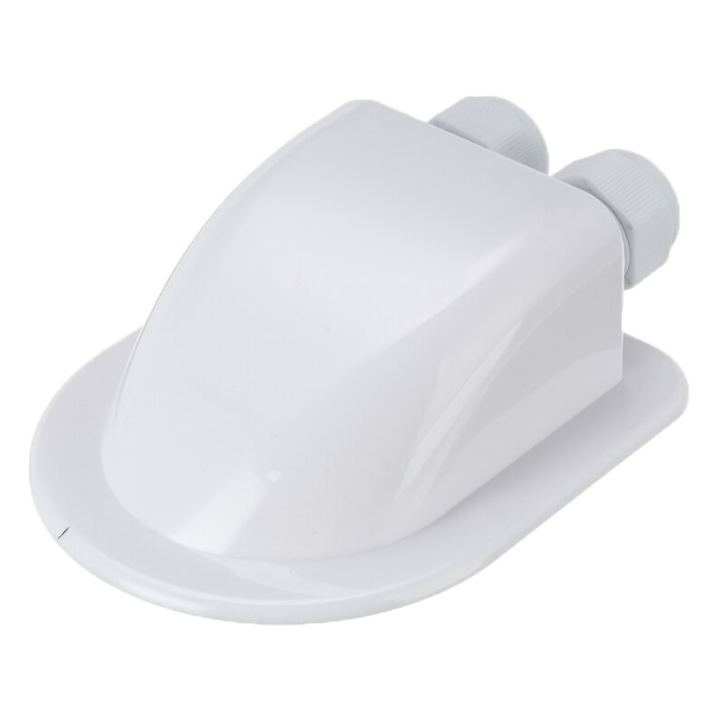 Rv Dak Draad Entry Klier Doos Camper Caravan Boot Universal Voor Rv Zonnepaneel Junction Box Waterdichte Dubbele Kabel