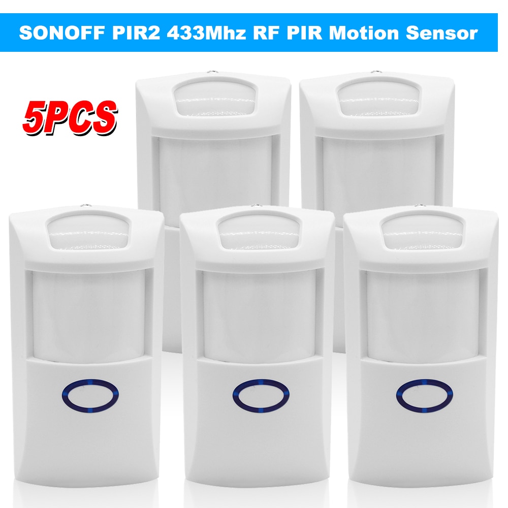 SONOFF PIR2 Wireless Dual Infrared Detector 433Mhz RF PIR Motion Sensor Smart Home Automation Security Alarm System