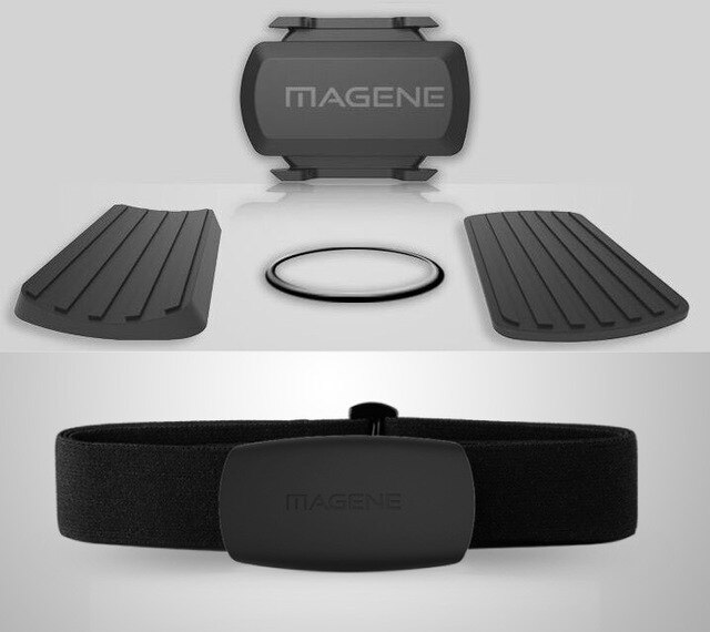 MAGENE&Garmin & Bryton ANT + Bluetooth Bicycle Speed ​​Sensor Cadence Sensor Cycling Parts for GPS Edge Computer: Gemini210 and Mover