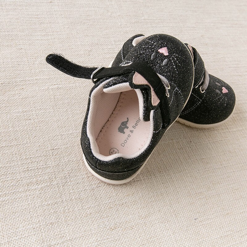 Db15981 dave bella efterår baby piger tegneserie kat sko født pige søde sko