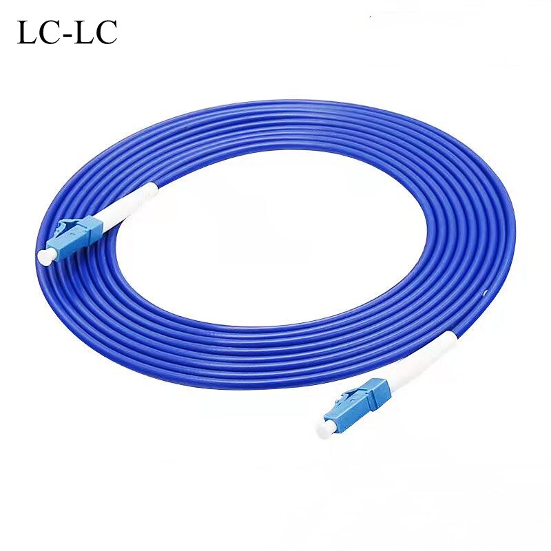 HTOC SC-LC Armored Fiber Optic Cable Single-Mode UPC Waterproof Pull Rodent Bite Resistance Multiple Lengths Good Stability