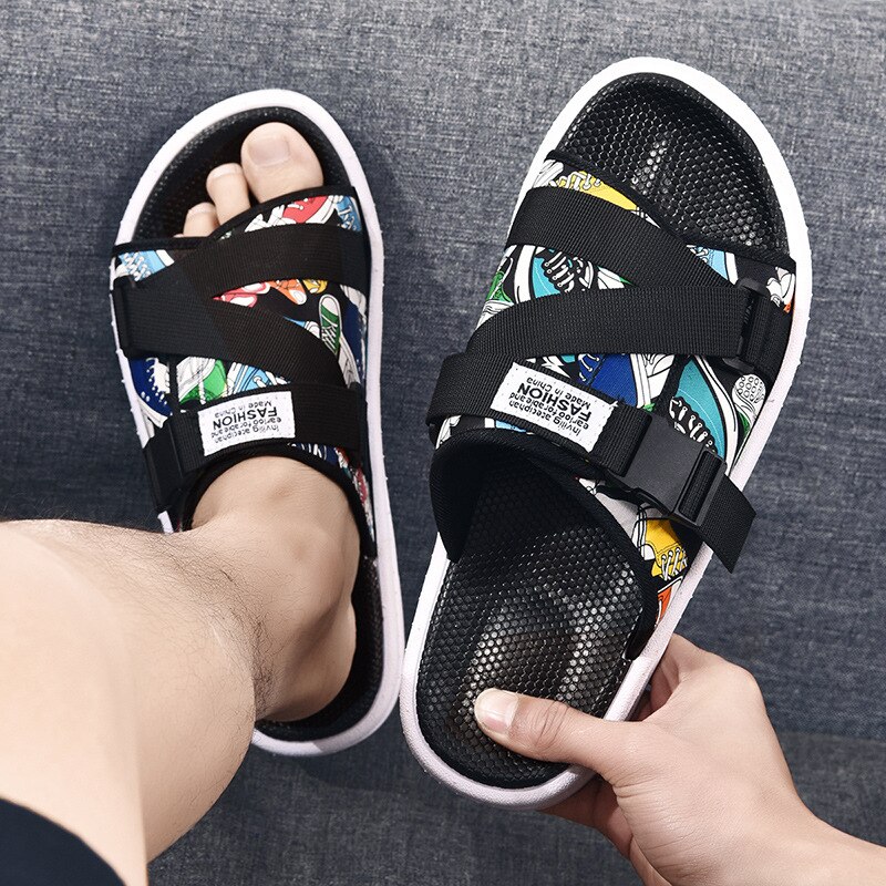 Men Summer Shoes Plus Size 36-45 Slippers Couple Slippers Flip-flops Comfortable Footwear Casual Shoes Sapatos Masculino