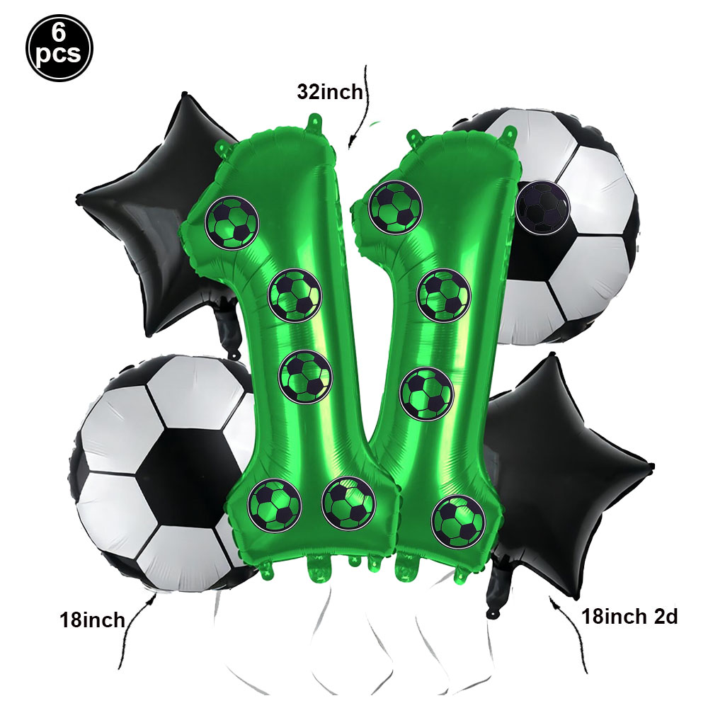 FußBall Ballon Bausatz Geburtstag Dekor für Jungen FußBall Geburtstag Party Lieferungen FußBall Party Ballon FußBall Sport Thema Party Gefälligkeiten