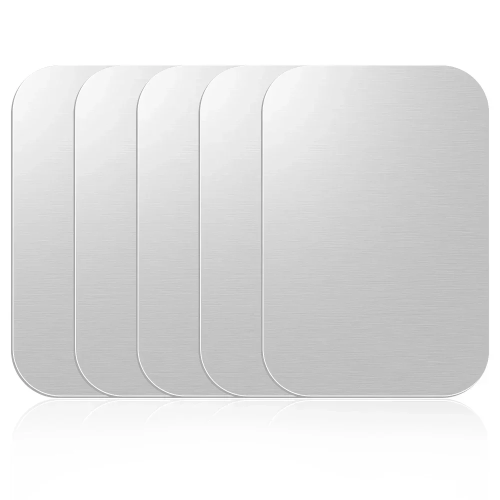 Thin Magnetic Metal Plate For Car Phone Holder Universal Iron Sheet Disk Sticker Tablet Desk Cell Phone Bracket Magnet Stickers: Transparent