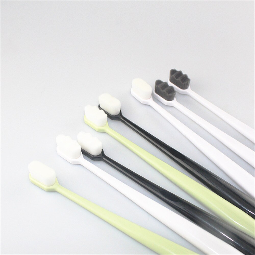 1PC Ultra-thin Super Soft Toothbrush Portable Eco-friendly Travel Outdoor Use Teeth Care Brush Oral Cleaning Oral Care Tools