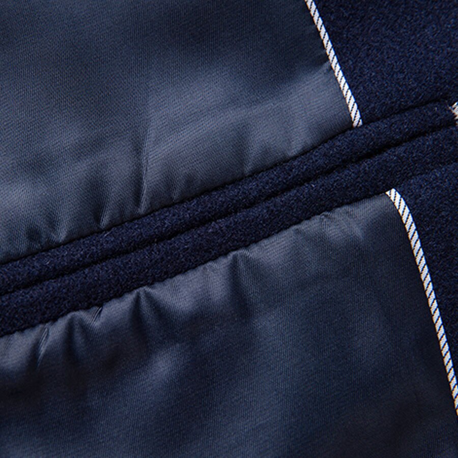 Kavaj med en knapp för herr bi broderi bröllop smart casual slim fit jacka stor storlek 6xl marinblå kläder man  t208