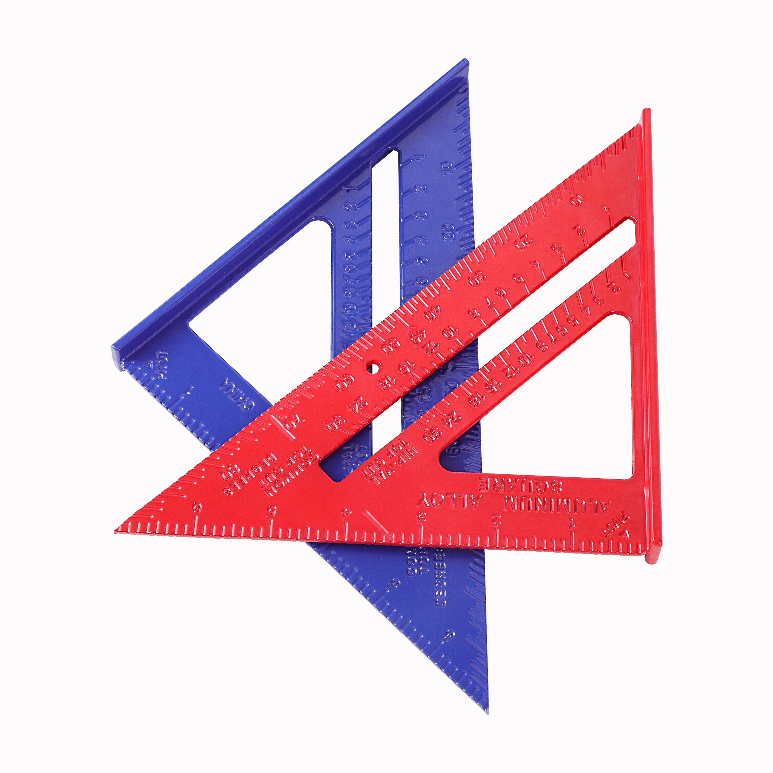 Drawing Tool Triangle Ruler Carpenter Square Speed Square Layout Tool Measurement Tool Angle Protractor Aluminum Alloy 1Pc