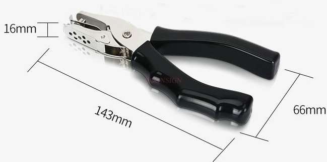 Punch hand-held single-hole circular hole document binding loose-leaf manual mini punching machine